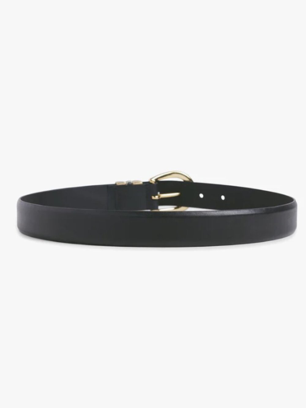 Favorite Daughter William Split Decision Leather Belt, Black, Size: L - Picture 4 of 4